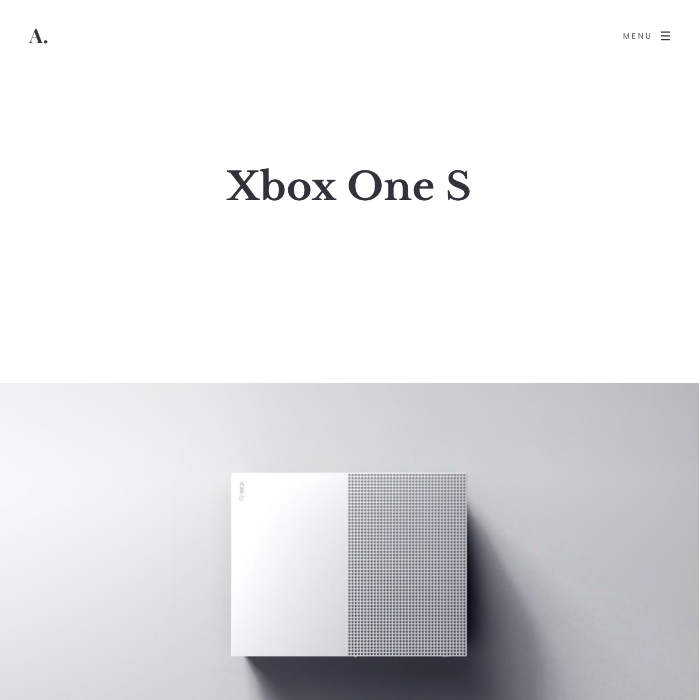 Blod Text Minimal Website Template