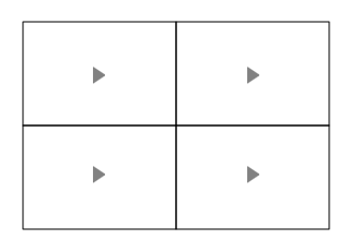 Portfolio Grid 2 columns No Gap