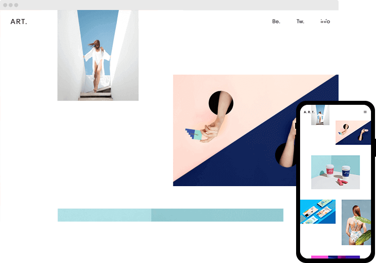 Irregular Portfolio - Artist website template