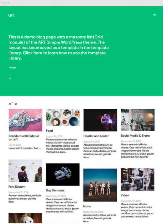 Blog Mix Layout