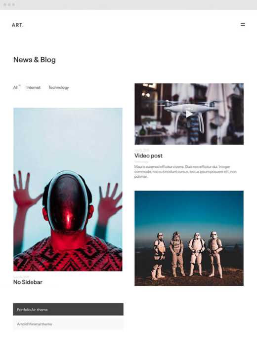 Blog with 2 Cols