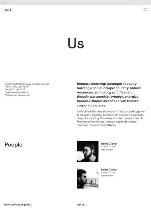 About Page