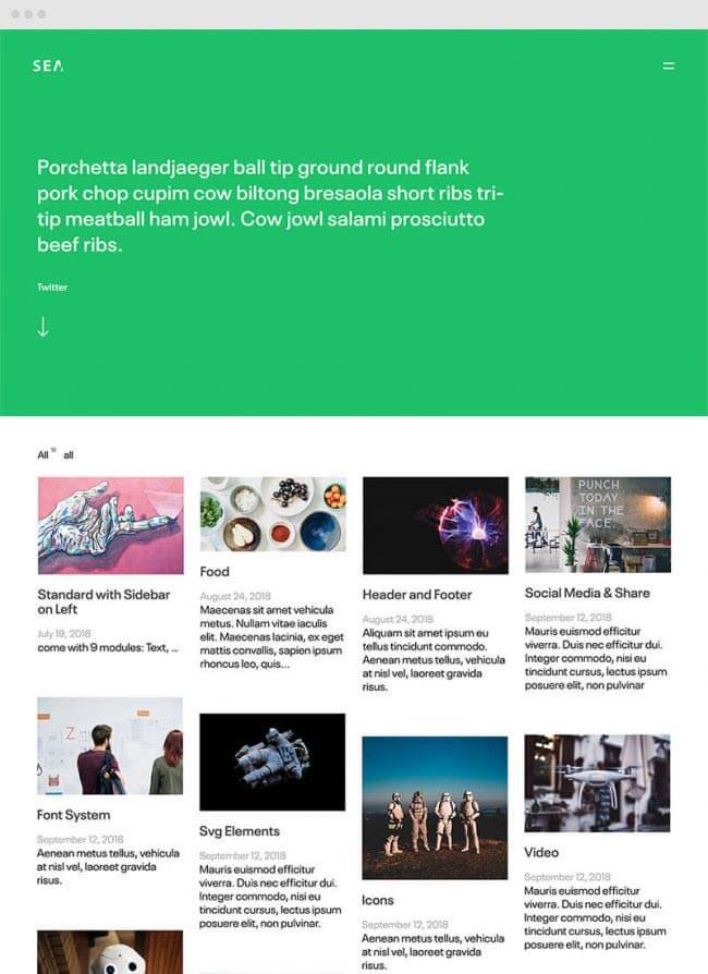 Blog Mix Layout